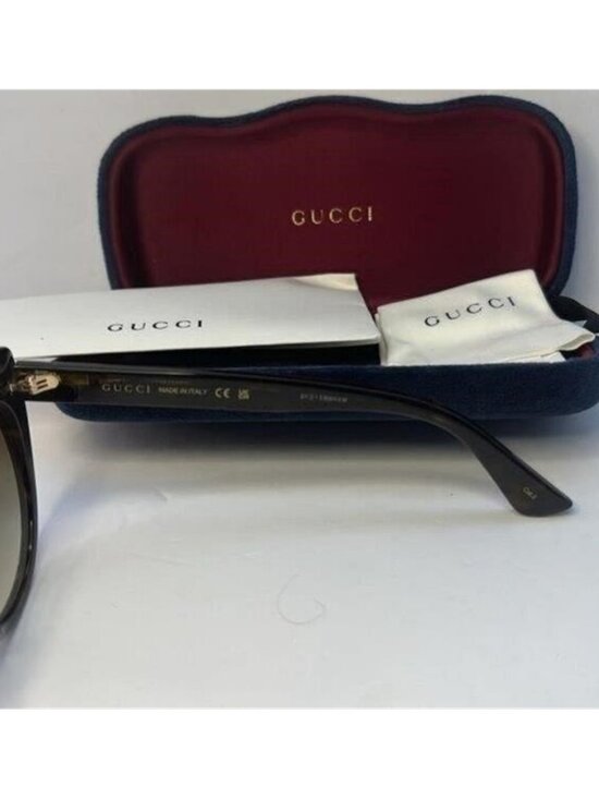 New Authentic GUCCI  Acetate Cat Eye Sunglasses GG0325S Tortoise main image 6